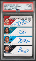 2024 Panini Donruss Elite Pen Pals Quads Prsll/Thms/Lgtt/Odnz