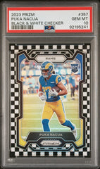 2023 Panini Prizm Puka Nacua Black & White Checker