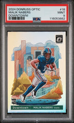 2024 Panini Donruss Optic Downtown! Malik Nabers