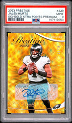 2023 Panini Prestige Jalen Hurts Sig-Gold Xtra Points Premium