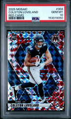 2025 Panini Mosaic Colston Loveland Red Camo