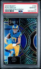 2023 Panini Select Puka Nacua Dragon Scale Prizm