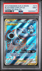 2019 Pokemon Sun & Moon Cosmic Eclipse Blastoise & Piplup Gx Cosmic Eclipse-Fa