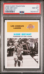 1998 Fleer Tradition Vintage '61 Kobe Bryant Vintage '61
