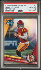 2023 Bowman University Chrome Caleb Williams Refractor