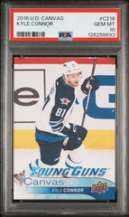 2016 Upper Deck Canvas Kyle Connor PSA 10 #C216