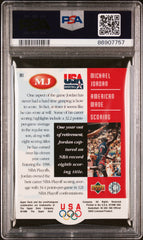 1996 Upper Deck Usa Michael Jordan American Made-Scoring Michael Jordan  PSA 7