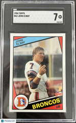 1984 Topps John Elway #63 SGC 7