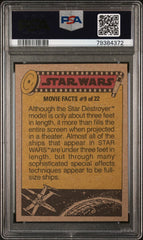 1977 Star Wars Photographing The Miniature Explosions PSA 6 #316