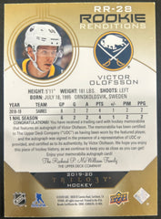2020 2019-20 Upper Deck Trilogy Rookie Renditions Victor Olofsson #RR-28 12/25