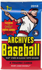 2018 Topps Archives Baseball Pack, 8 Cards / Pack