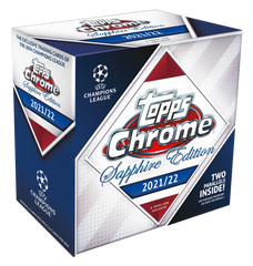 2021/22 Topps Chrome UEFA Sapphire Edition Box