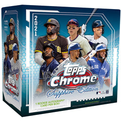 2021 Topps Chrome Sapphire Edition Box
