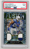 2022 Elements Jonathan Taylor Fusion Swatch-Blue #FS15 PSA 9 MINT