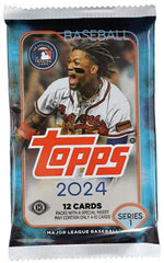 2024 Topps Series 1 Baseball Hobby Box Pack - 12 Cards / Pack
