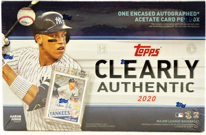 2020 Topps Clearly Authentic Baseball Hobby Box