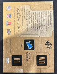 2009 Upper Deck SPx Winning Materials Calvin Johnson #WM-CJ 337/349 Jersey