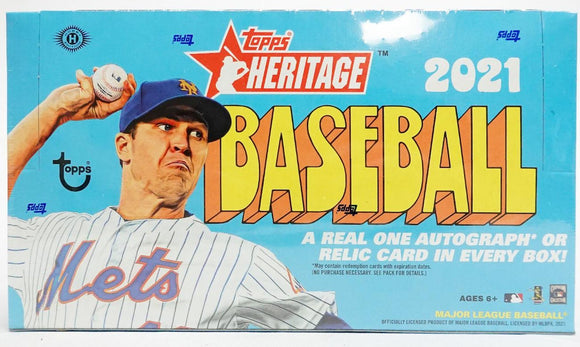 2021 Topps Heritage Baseball Hobby Box Pack