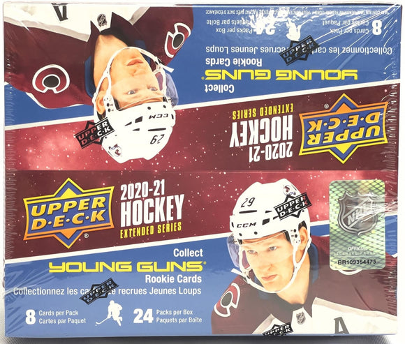 2020-21 Upper Deck Extended Series Hockey 24 Pack Box