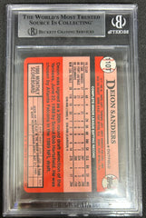 1989 Topps Traded Deion Sanders #110T Rookie BGS 0