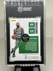 True 1/1 2017-18 Panini Encased Kyrie Irving Perfect 10 Auto SGC 10 9.5 On Card