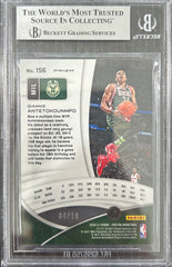 2020 Panini Spectra Asia Gold Giannis Antetokounmpo SD #156 BGS 9