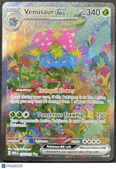 2023 Pokemon Venusaur EX #198/165 FA