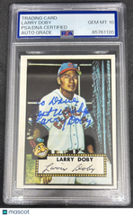 Topps 1952 Reprint Series Larry Doby #243 PSA Auto 10