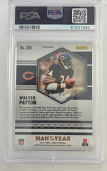 2021 Panini Mosaic Walter Payton #261 No Huddle Blue PSA 10