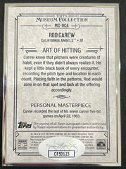 2015 Topps Museum Collection Rod Carew #MC-RCA 03/10 Autograph Issue