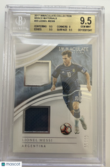 2017 Immaculate Collection Brace Materials Lionel Messi #23 BGS 9.5