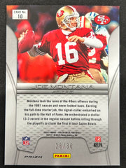 1981 2024 Panini Prizm Joe Montana #10 Champions 28/30