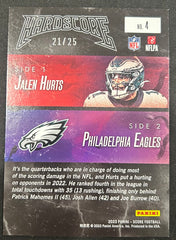2023 Panini Score Hardscore Jalen Hurts #HS-4