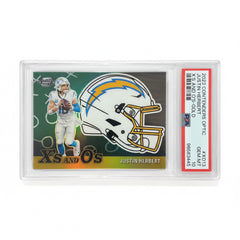2023 Contenders Optic Justin Herbert X’s and O’s Gold PSA 10