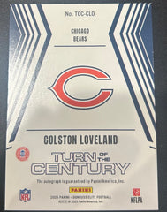 2025 Panini Donruss Elite Turn of the Century Colston Loveland #TOC-CLO 213/499 RC