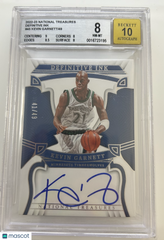2022 Panini National Treasures Definitive Ink Kevin Garnett #45 /49 BGS 8 Auto 10