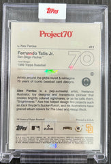 2021 Topps Project70 Fernando Tatis Jr. #411 Artist: Alex Pardee
