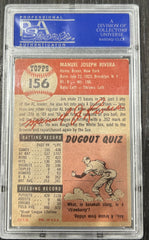 1953 Topps Jim Rivera #156 PSA 4
