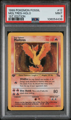 1999 Pokemon Fossil Moltres - Holo 1st Edition #12 PSA 9 Mint
