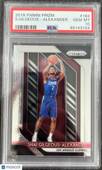 2018 Panini Prizm S. Gilgeous-Alexander #184 PSA 10