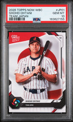 2026 Topps Now World Baseball Classic Team Japan Shohei Ohtani PSA 10 #JP01