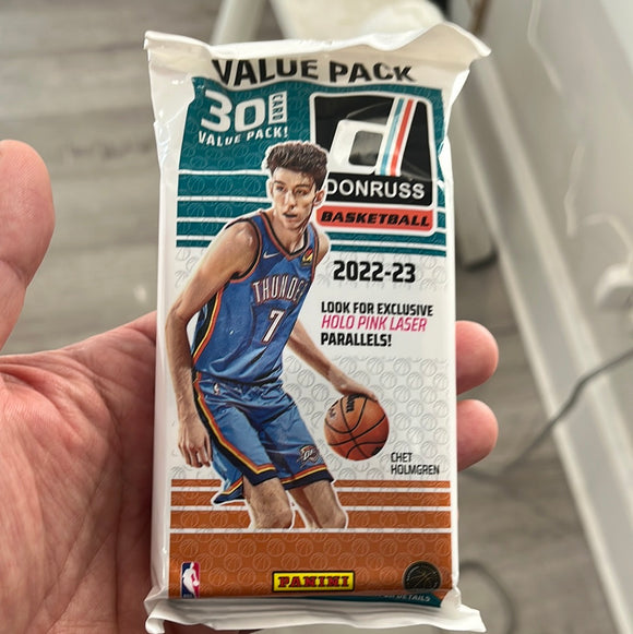 Donruss Value Pack 2022-2023 NBA Basketball Pack-30 Cards er Pack