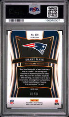 2024 Panini Select Drake Maye Dragon Scale Prizm PSA 9 #379