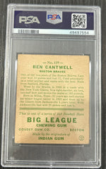 1933 Goudey Ben Cantwell #139 PSA 2