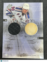 2000 Upper Deck SPx Winning Materials Wayne Gretzky #WG Game-Used Jersey Game-Used Stick