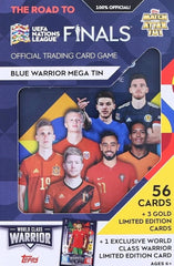 2022 Topps UEFA Nations League Finals Blue Warrior Mega Tin