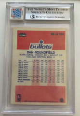 1986 Fleer Dan Roundfield #95 BGS 0