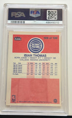 1986 Fleer Isiah Thomas #109 PSA 7