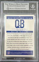 1999 Upper Deck Victory Peyton Manning AV #294 BGS 0