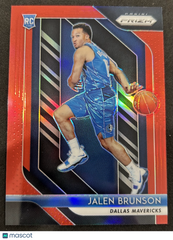 2018-19 Panini Prizm Jalen Brunson #250 Red RC 006/299